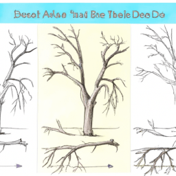 How To Draw A Dead-Tree - A Step By Step Drawing Guide - Custom Paint By Numbers