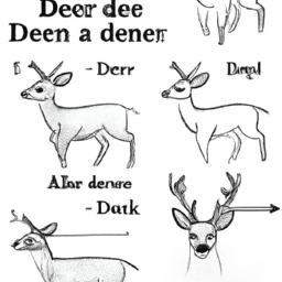 How To Draw A Deer - A Step By Step Drawing Guide - Custom Paint By Numbers