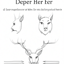 How To Draw A Deer-Head - A Step By Step Drawing Guide - Custom Paint By Numbers