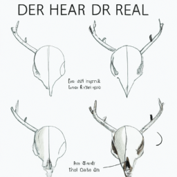 How To Draw A Deer-Skull - A Step By Step Drawing Guide - Custom Paint By Numbers