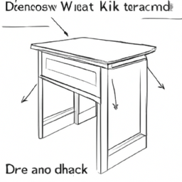 How To Draw A Desk - A Step By Step Drawing Guide - Custom Paint By Numbers