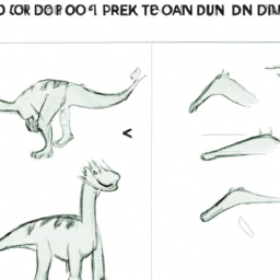 How To Draw A Dinosaur - A Step By Step Drawing Guide - Custom Paint By Numbers