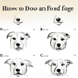 How To Draw A Dog-Face - A Step By Step Drawing Guide - Custom Paint By Numbers