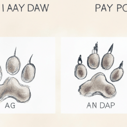 How To Draw A Dog-Paw - A Step By Step Drawing Guide - Custom Paint By Numbers