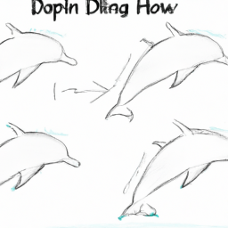 How To Draw A Dolphin - A Step By Step Drawing Guide - Custom Paint By Numbers