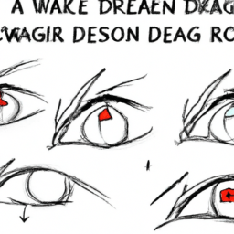 How To Draw A Dragon-Eye - A Step By Step Drawing Guide - Custom Paint By Numbers