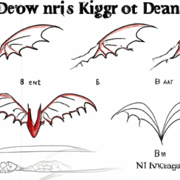 How To Draw A Dragon-Wings - A Step By Step Drawing Guide - Custom Paint By Numbers