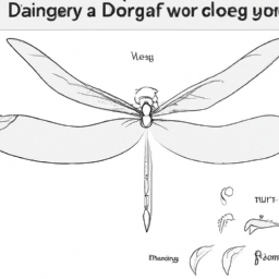 How To Draw A Dragonfly - A Step By Step Drawing Guide - Custom Paint By Numbers