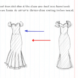 How To Draw A Dress - A Step By Step Drawing Guide - Custom Paint By Numbers