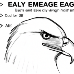 How To Draw A Eagle-Head - A Step By Step Drawing Guide - Custom Paint By Numbers