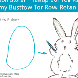 How To Draw A Easter-Bunny - A Step By Step Drawing Guide - Custom Paint By Numbers