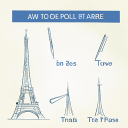 How To Draw A Eiffel-Tower - A Step By Step Drawing Guide - Custom Paint By Numbers