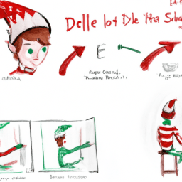 How To Draw A Elf-On-A-Shelf - A Step By Step Drawing Guide - Custom Paint By Numbers