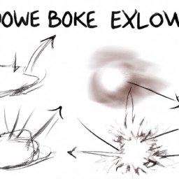 How To Draw A Explosion - A Step By Step Drawing Guide - Custom Paint By Numbers