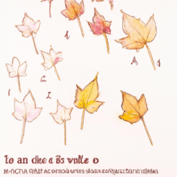 How To Draw A Fall-Leaves - A Step By Step Drawing Guide - Custom Paint By Numbers