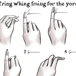 Finger Drawing.pdf How To Draw A Fingers - A Step By Step Drawing Guide – Custom Paint By ...