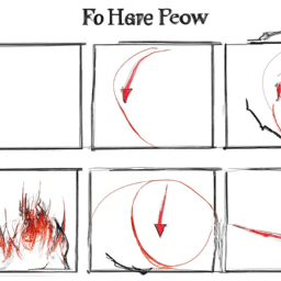 How To Draw A Fire - A Step By Step Drawing Guide - Custom Paint By Numbers