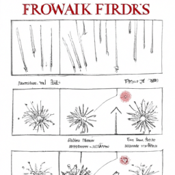 How To Draw A Fireworks - A Step By Step Drawing Guide - Custom Paint By Numbers