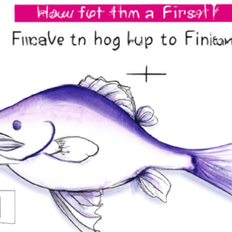 How To Draw A Fish - A Step By Step Drawing Guide - Custom Paint By Numbers