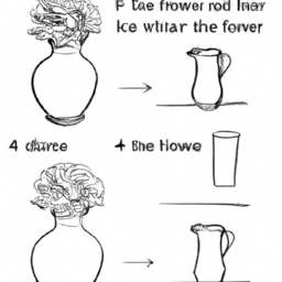 How To Draw A Flower-Vase - A Step By Step Drawing Guide - Custom Paint By Numbers