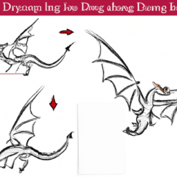 How To Draw A Flying-Dragon - A Step By Step Drawing Guide - Custom Paint By Numbers