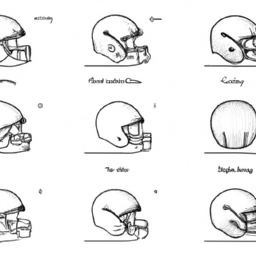 How To Draw A Football-Helmet - A Step By Step Drawing Guide - Custom Paint By Numbers