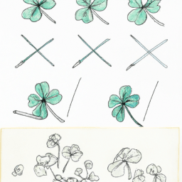 How To Draw A Four-Leaf-Clover - A Step By Step Drawing Guide - Custom Paint By Numbers