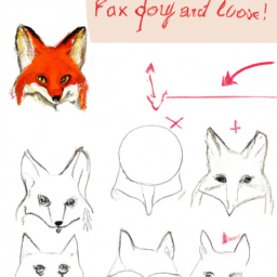 How To Draw A Fox - A Step By Step Drawing Guide - Custom Paint By Numbers