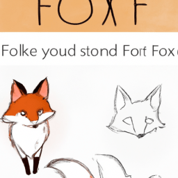 How To Draw A Foxy - A Step By Step Drawing Guide - Custom Paint By Numbers