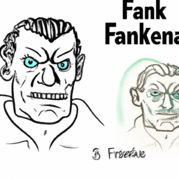 How To Draw A Frankenstein - A Step By Step Drawing Guide - Custom Paint By Numbers