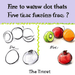 How To Draw A Fruits - A Step By Step Drawing Guide - Custom Paint By Numbers