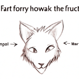 How To Draw A Furry-Head - A Step By Step Drawing Guide - Custom Paint By Numbers