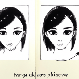 How To Draw A Girl-Face - A Step By Step Drawing Guide - Custom Paint By Numbers