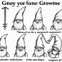 How To Draw A Gnome - A Step By Step Drawing Guide - Custom Paint By Numbers