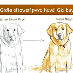 How To Draw A Golden-Retriever - A Step By Step Drawing Guide - Custom Paint By Numbers