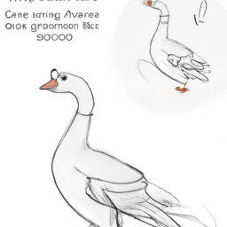 How To Draw A Goose - A Step By Step Drawing Guide – Custom Paint By ...