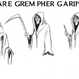 How To Draw A Grim-Reaper - A Step By Step Drawing Guide - Custom Paint By Numbers