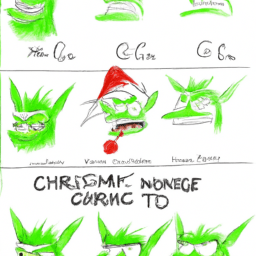 How To Draw A Grinch - A Step By Step Drawing Guide - Custom Paint By Numbers