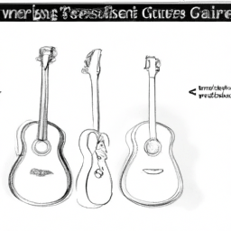 How To Draw A Guitar - A Step By Step Drawing Guide - Custom Paint By Numbers