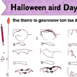 How To Draw A Halloween - A Step By Step Drawing Guide - Custom Paint By Numbers