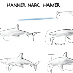 How To Draw A Hammerhead-Shark - A Step By Step Drawing Guide - Custom Paint By Numbers