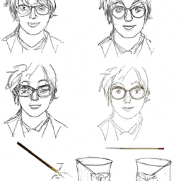 How To Draw A Harry-Potter - A Step By Step Drawing Guide - Custom Paint By Numbers