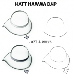 How To Draw A Hat - A Step By Step Drawing Guide - Custom Paint By Numbers