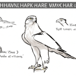 How To Draw A Hawk - A Step By Step Drawing Guide - Custom Paint By Numbers