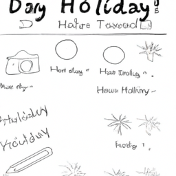 How To Draw A Holiday - A Step By Step Drawing Guide - Custom Paint By Numbers