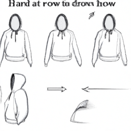 How To Draw A Hoodie - A Step By Step Drawing Guide - Custom Paint By Numbers