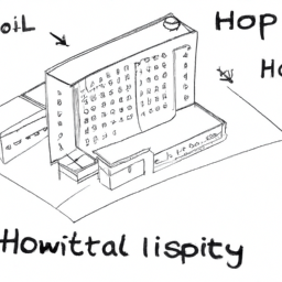 How To Draw A Hospital - A Step By Step Drawing Guide - Custom Paint By Numbers