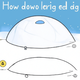 How To Draw A Igloo - A Step By Step Drawing Guide - Custom Paint By Numbers