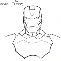 How To Draw A Iron-Man - A Step By Step Drawing Guide - Custom Paint By Numbers