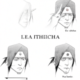 How To Draw A Itachi-Uchiha - A Step By Step Drawing Guide - Custom Paint By Numbers